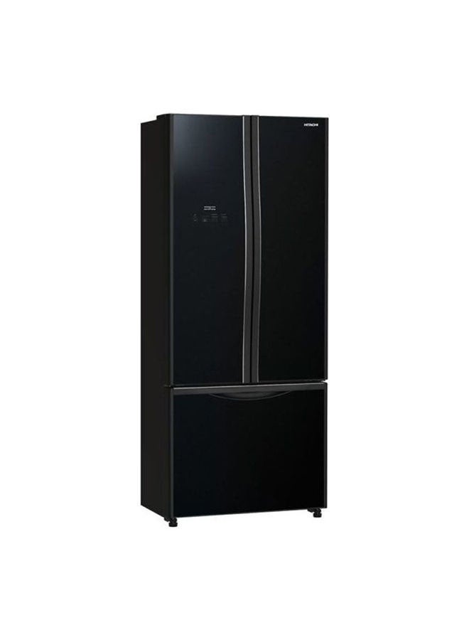 French Bottom Freezer Refrigerator Glass 474.5 kW RWB600PUK9GBK Black