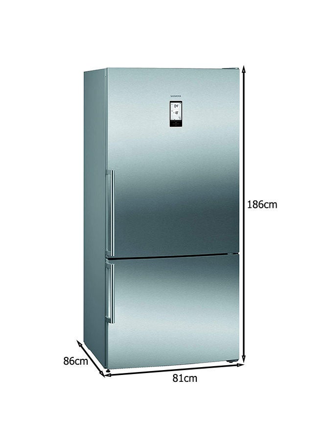 Bottom Freezer Refrigerator 100 W KG86NAI30M Silver
