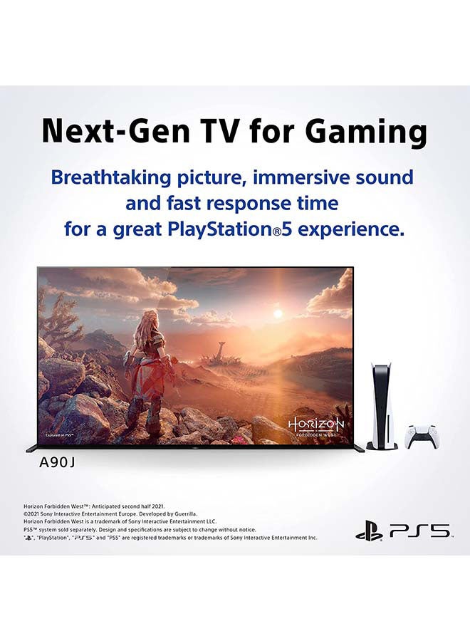 Sony - BRAVIA XR-65A90J Series 65 Inch OLED Google Smart TV, 4K HDR XR65A90J Black - Image 1
