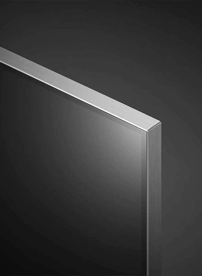 إل جي - تلفزيون QNED مقاس 86 بوصة سلسلة QNED99، تصميم شاشة سينما 8K HDR ويبوس سمارت ثين كيو ال اي دي صغير 86QNED99VPA-AMA أسود - Image 1