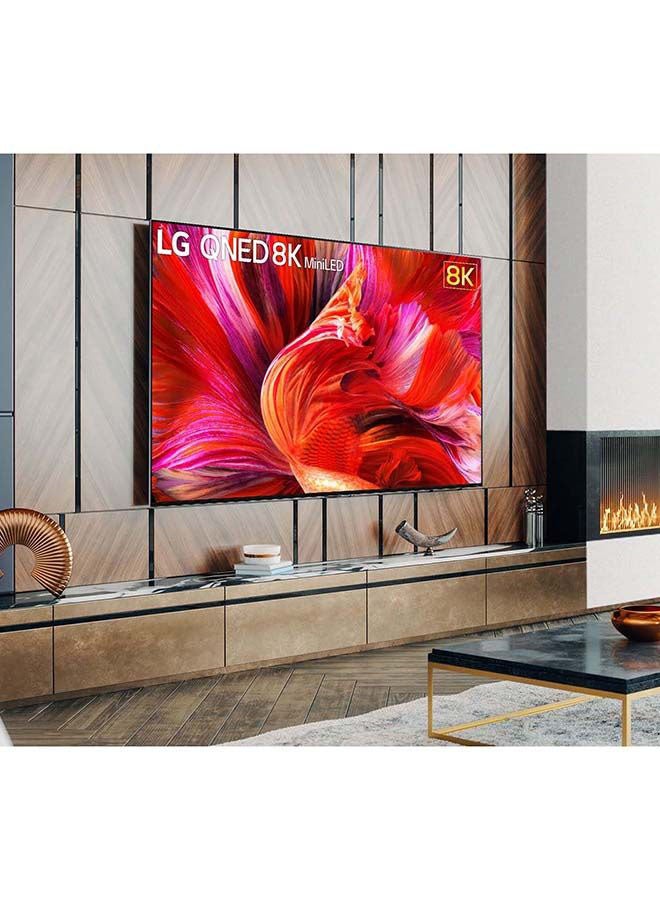 إل جي - تلفزيون QNED مقاس 86 بوصة سلسلة QNED99، تصميم شاشة سينما 8K HDR ويبوس سمارت ثين كيو ال اي دي صغير 86QNED99VPA-AMA أسود - Image 1