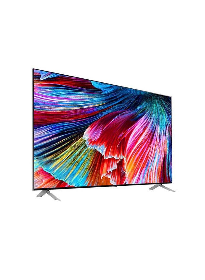 إل جي - تلفزيون QNED مقاس 86 بوصة سلسلة QNED99، تصميم شاشة سينما 8K HDR ويبوس سمارت ثين كيو ال اي دي صغير 86QNED99VPA-AMA أسود - Image 1