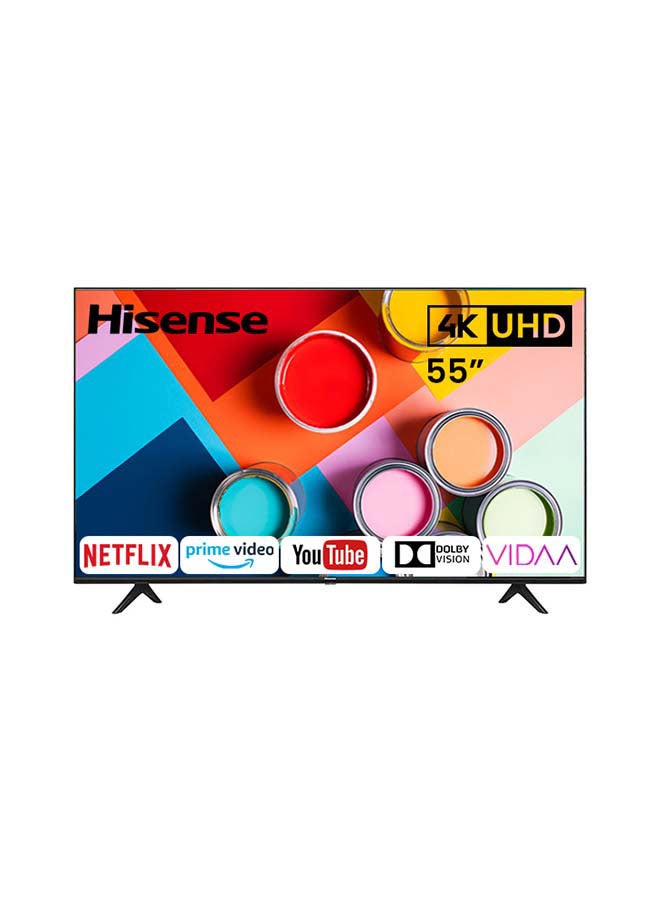 Hisense 4K UHD Smart Television 55inch 55A62GS Black  - Image 1