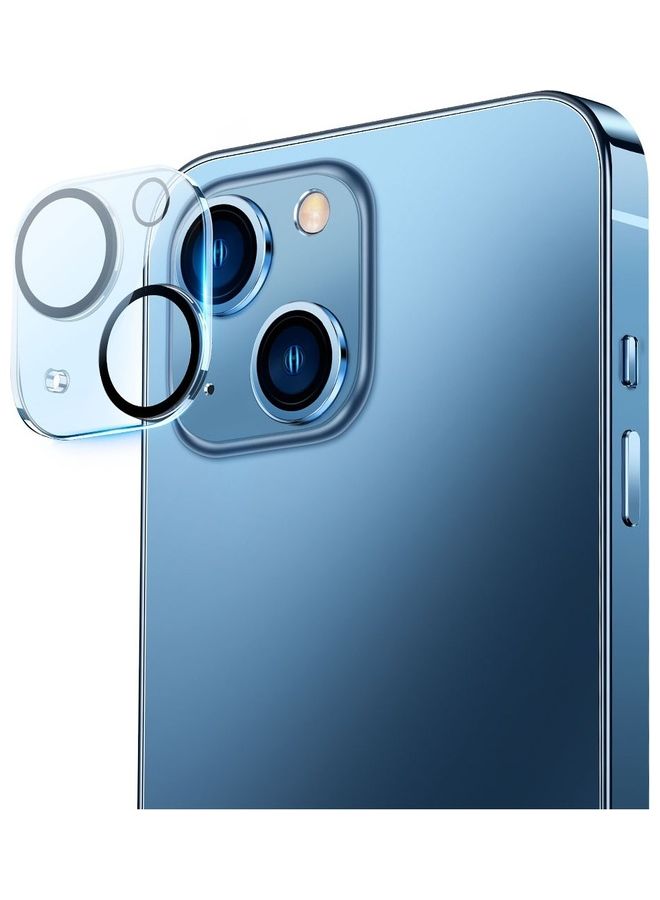 بيسوس حامي كاميرا زجاج مقوى  مانع للبصمه ايفون 14 و 14 بلس - شفاف شفاف - Image 1
