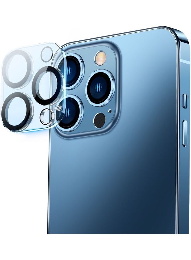 Baseus 0.3mm Tempered Glass Full Frame Camera Lens Protector 2 Pieces Set For iPhone 14 Pro And 14 Pro Max Clear - Image 1