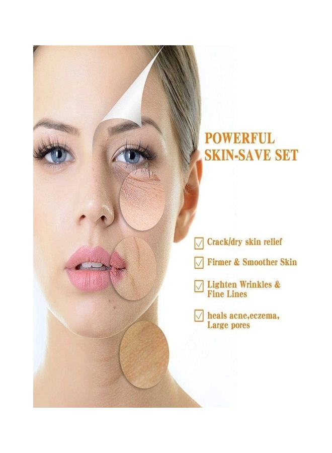 دكتور دافي مجموعة سيروم فيتامين C عضوي 4 في 1 وتونر وكريم وجه وصابونة بخلاصة حمض الهيالورونيك الرائع 100جرام - Image 5