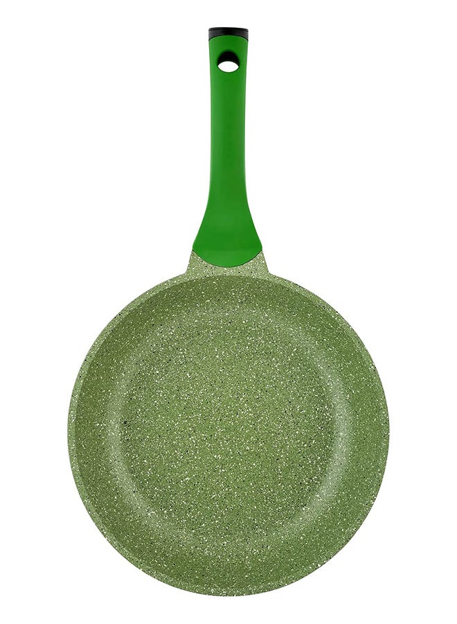 Prestige 12-Piece Granite Non-Stick Aluminium Essentials Cookware Set Includes 1xCasserole with Lid 20 cm, 1xCasserole With Lid 24 cm, 1xCasserole With Lid 26 cm, 1xCasserole With Lid 28 cm, 1xFrying Pan 24 cm, 3xKitchen tools Green  - Image 3