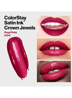 Revlon ColorStay Satin Ink Liquid Lipstick 34 Regal Ruby  - Image 5