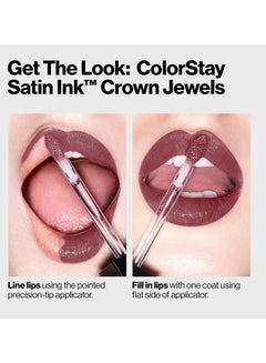 Revlon ColorStay Satin Ink Liquid Lipstick 33 Queen of Quartz  - Image 5