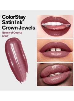 Revlon ColorStay Satin Ink Liquid Lipstick 33 Queen of Quartz  - Image 3