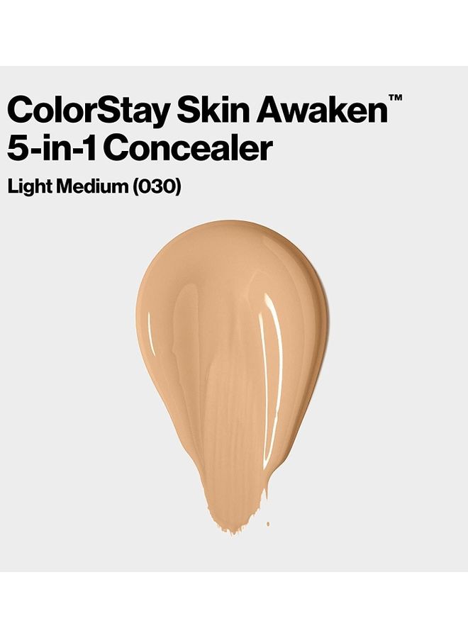 Colorstay Skin Awaken 5-In-1 Concealer Light Medium 030 - v1669442714/N53369774A_3