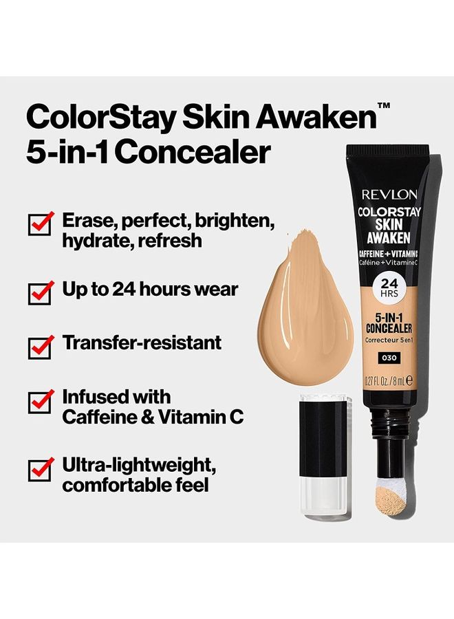 Colorstay Skin Awaken 5-In-1 Concealer Light Medium 030 - v1669442714/N53369774A_4