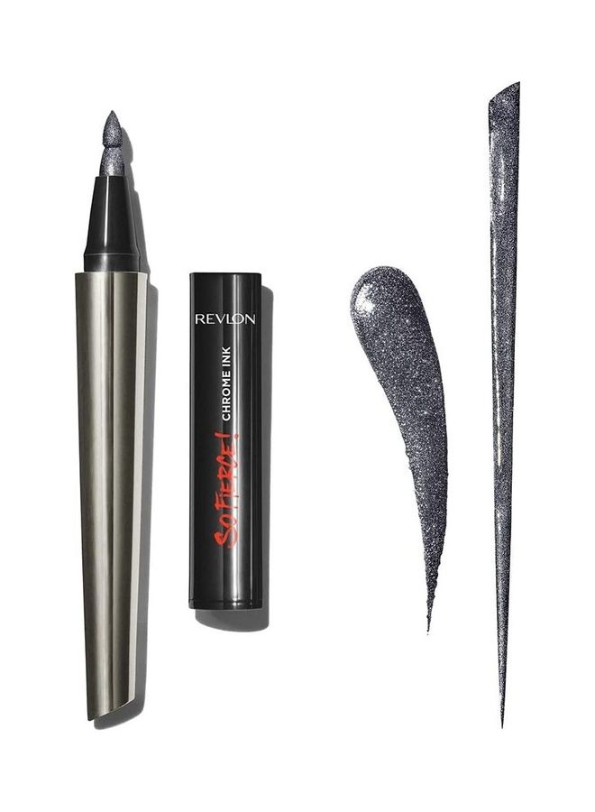 ريفلون كحل سائل So Fierce Chrome Ink باللون الرمادي المعدني - Image 5