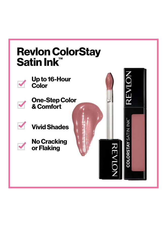 Revlon - ColorStay Satin Ink Liquid Lipstick 007 Partner in Crime - Image 1