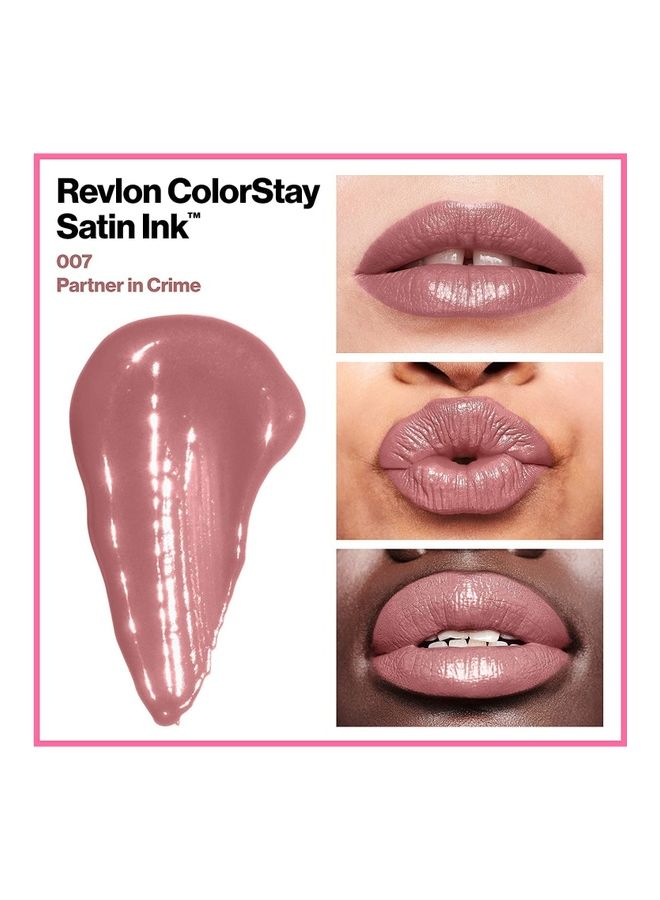 Revlon - ColorStay Satin Ink Liquid Lipstick 007 Partner in Crime - Image 1