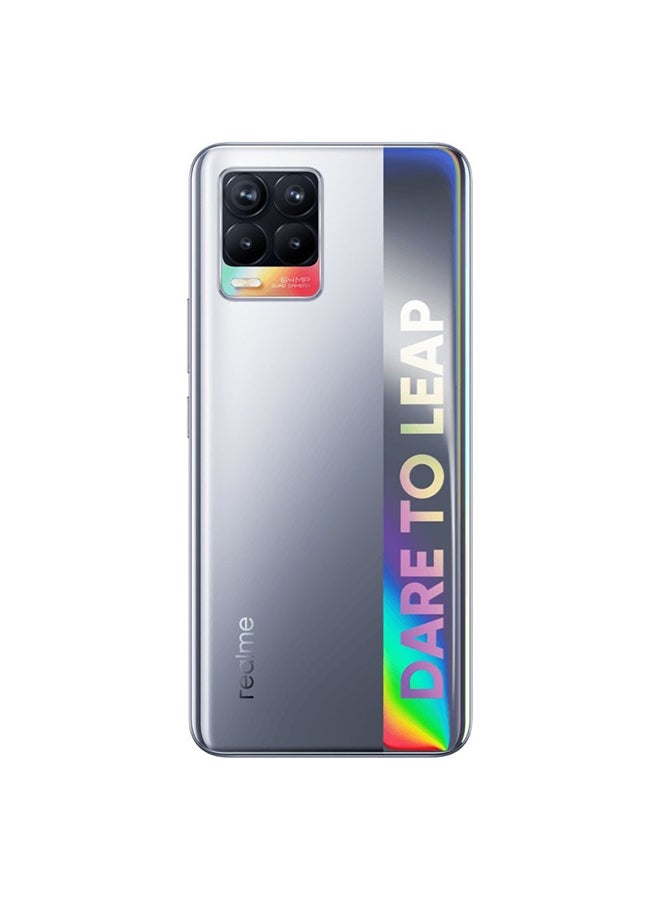 realme - 8 Dual SIM Cyber Silver 8GB RAM 128GB 4G LTE - Global Version - Image 1