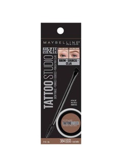 MAYBELLINE NEW YORK Tattoostudio Waterproof Gel Eyebrow Makeup Brown  - Image 2