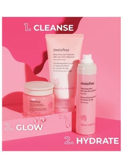 innisfree Dewy Glow Jam Cleanser with  Jeju Cherry Blossom 150grams  - Image 4