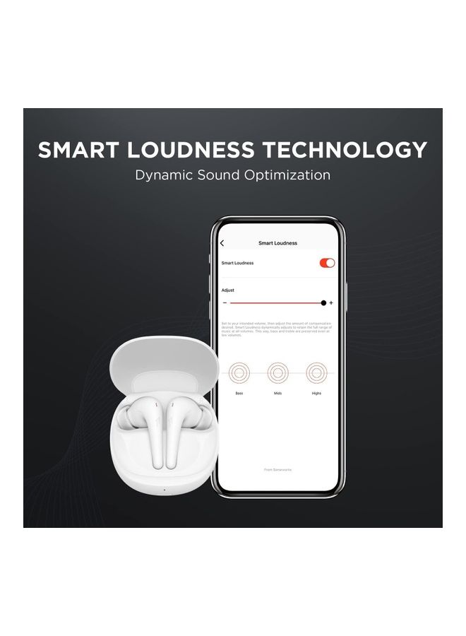 1MORE - ES903 Aero Spatial Audio Noise Cancelling Earphone 42dB Quiet Max Smart ANC Wireless Earbuds Bluetooth 5.2 White - Image 1