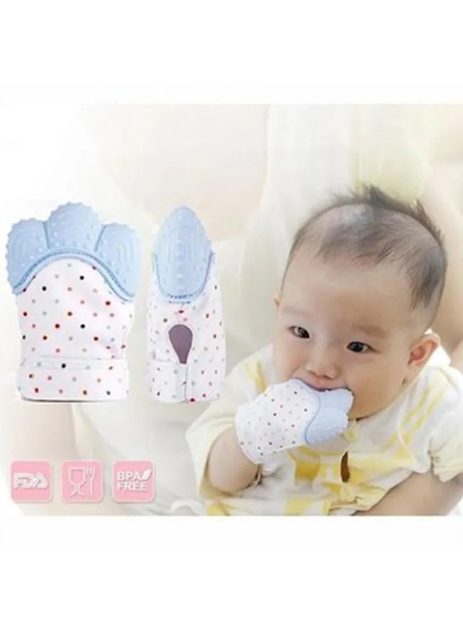 Generic - Silicone Baby Teether Pacifier Glove With Adjustable Fastener Strap - Image 1