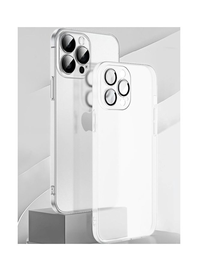 MARGOUN iPhone 14 Pro Max Case Frosted Translucent Ultra Slim Cover Anti-Slip Camera Lens Protection White - Image 4