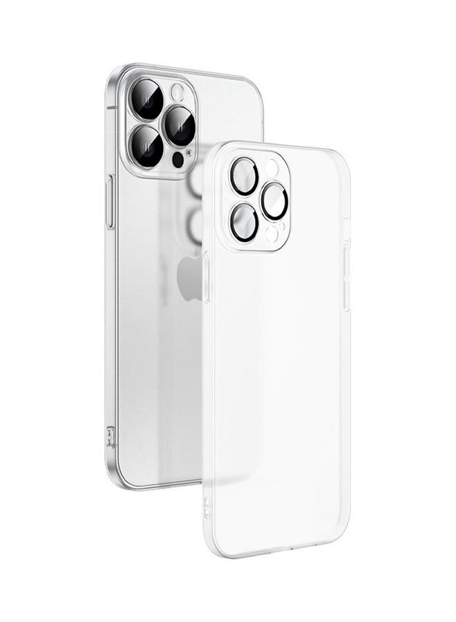 MARGOUN iPhone 14 Pro Case Frosted Translucent Ultra Slim Cover Anti-Slip Camera Lens Protection White - Image 1
