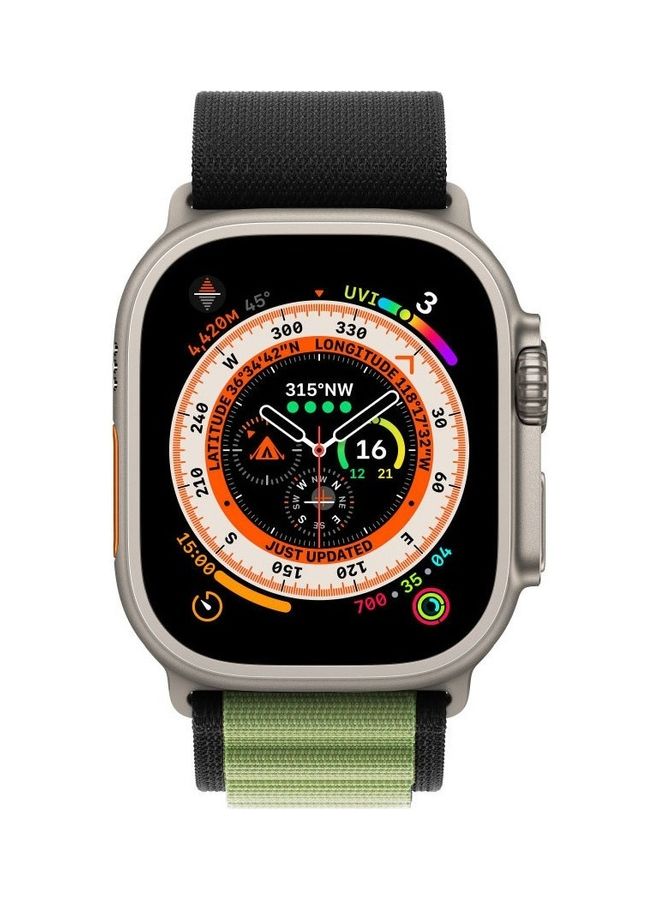 MARGOUN - 3Pack for Apple Watch Alpine Loop Band 49mm/45mm/44mm Nylon Woven Sport Strap Compatible with iWatch Series 8/Ultra/7/SE/6/5/4/3/2/1 Red,White/Green,Black/Black,Green - Image 1