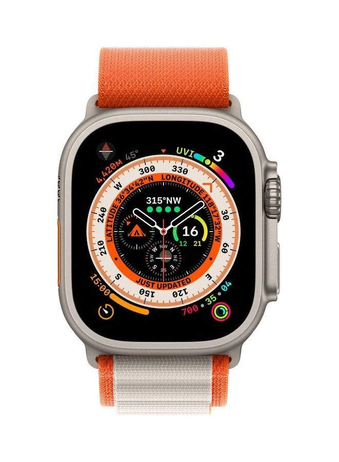MARGOUN - 4Pack for Apple Watch Alpine Loop Band 49mm/45mm/44mm Nylon Woven Sport Strap Compatible with iWatch Series 8/Ultra/7/SE/6/5/4/3/2/1 Green/Orange/White/Red - Image 1