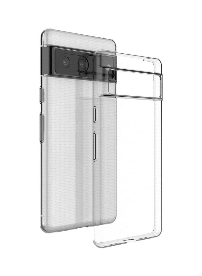 MARGOUN Soft Flexible TPU Shockproof Slim Transparent Clear Back Case Cover For Google Pixel 7 Pro 6.7 inch Clear  - Image 4
