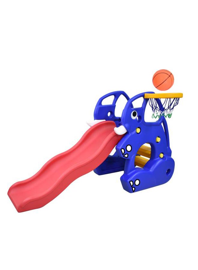 Ching-Ching Elephant Slide And Basketball Set 88x100x173cm - Image 1