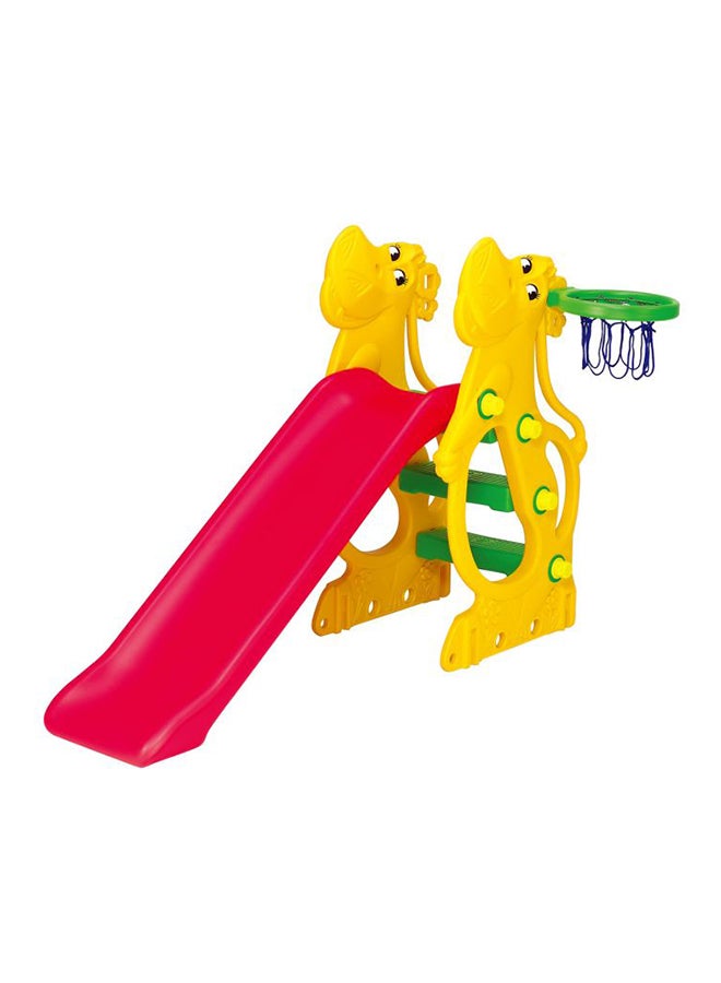 Ching-Ching Hippo Slide And Swing With Rabbit 177x110x160cm  - Image 3