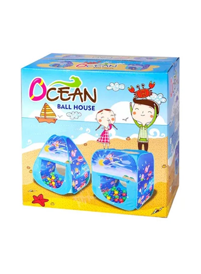 Ching-Ching Ocean Square Play House With 100-Piece Balls  - Image 1