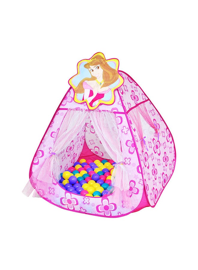 Ching-Ching Princess Play House With 100-Piece Balls 100x100x100cm - Image 2