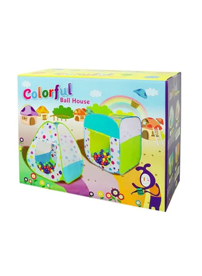 Ching-Ching Colorful Play House With 100-Piece Balls 85x100x85cm - Image 1