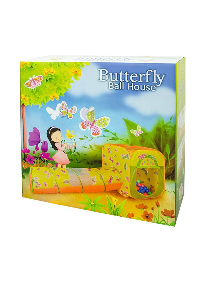 Ching-Ching Butterfly Play House With 100-Piece Balls 85x100x85cm  - Image 1