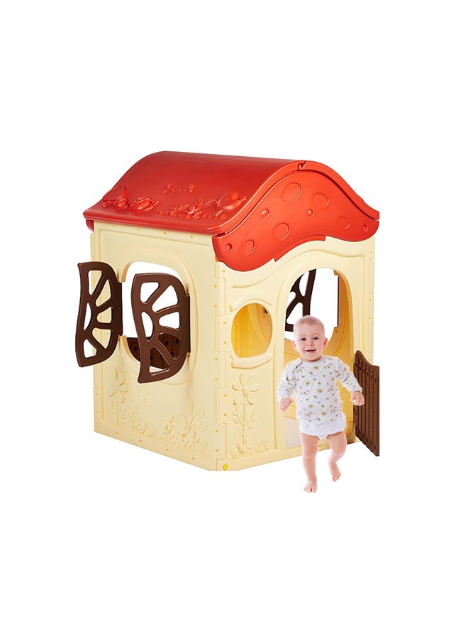 Mushroom Play House 100x130x101cm