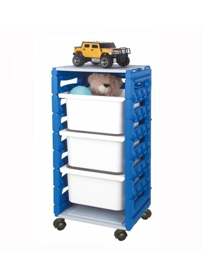 Ching-Ching 3 Drawers Cabinet With Castors - Image 4