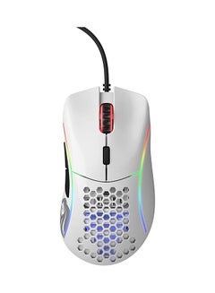 جلوريوس ماوس الألعاب Glorious - ماوس Glorious Model D Minus Honeycomb - ماوس الكمبيوتر Superlight RGB - 62 جم - أبيض لامع سلكي  - Image 2