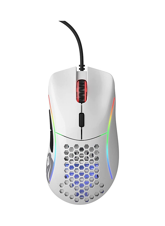 Glorious Glorious Gaming Mouse - Glorious Model D Minus Honeycomb Mouse - Superlight RGB PC Mouse - 62 g - Glossy White Wired  - Image 2
