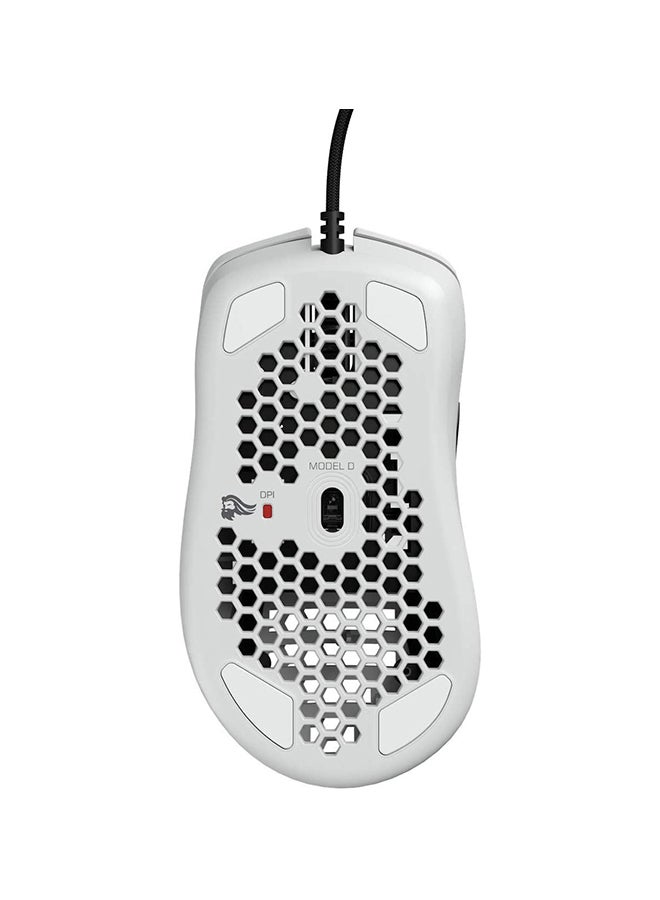 جلوريوس - ماوس الألعاب Glorious - ماوس Glorious Model D Minus Honeycomb - ماوس الكمبيوتر Superlight RGB - 62 جم - أبيض لامع سلكي - Image 1