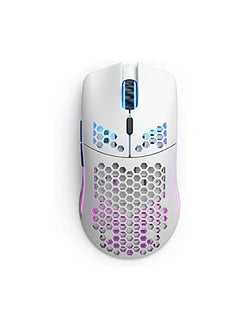 Glorious PC Gaming Race Glorious Model O- (Minus) Wireless Gaming Mouse - RGB 65G Ultralight Ergonomic Wireless Gaming Mouse - Honeycomb Shell Design Gaming Mice (Matte White) - v1669641604/N53343683A_2