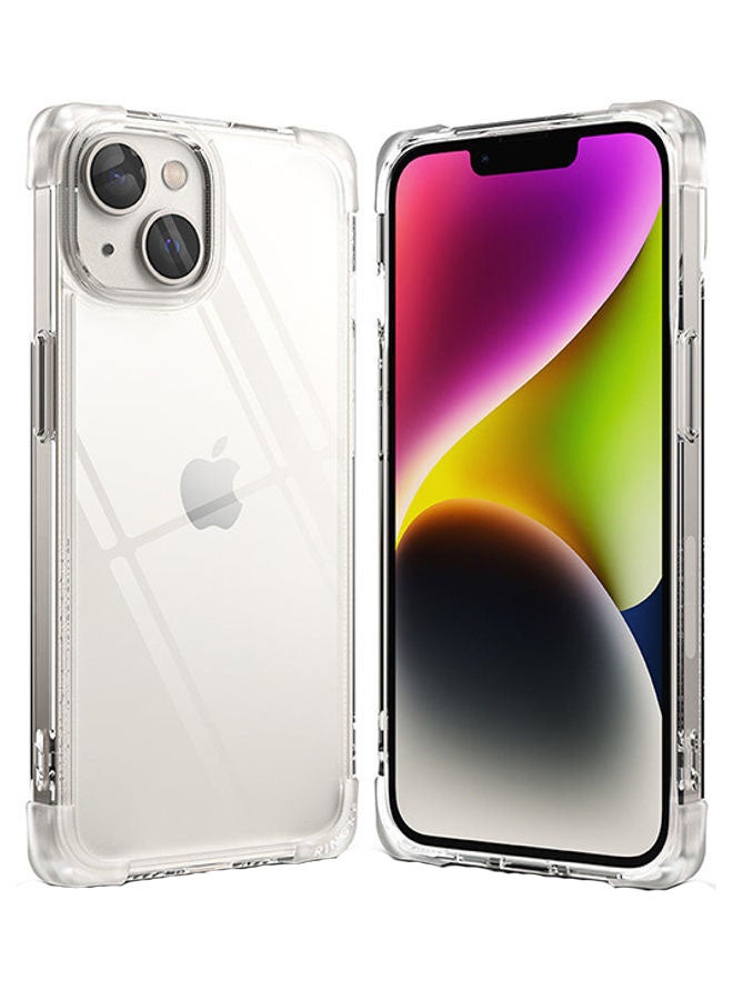 Ringke Fusion Bumper Case Square Shaped Advanced Edge Shockproof Drop Protection Phone Cover For iPhone 14 Plus Clear  - Image 1