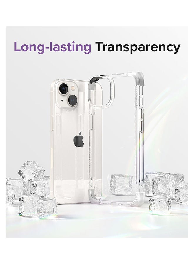 Ringke Fusion Bumper Case Square Shaped Advanced Edge Shockproof Drop Protection Phone Cover For iPhone 14 Plus Clear  - Image 3
