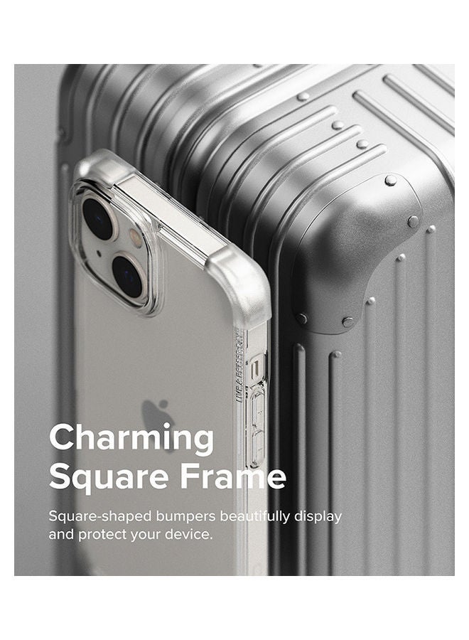 Ringke Fusion Bumper Case Square Shaped Advanced Edge Shockproof Drop Protection Phone Cover For iPhone 14 Plus Clear  - Image 4