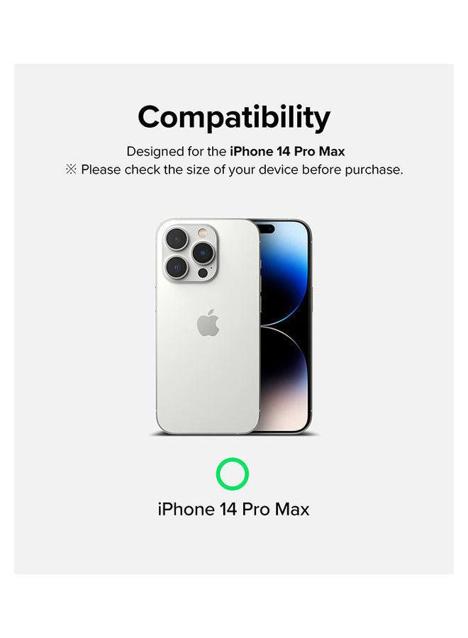 رينجك حماية زجاجية كاملة لجهاز آبل آيفون 14 برو ماكس - واقي شاشة مقاوم للكسر مع مجموعة تركيب - Image 2