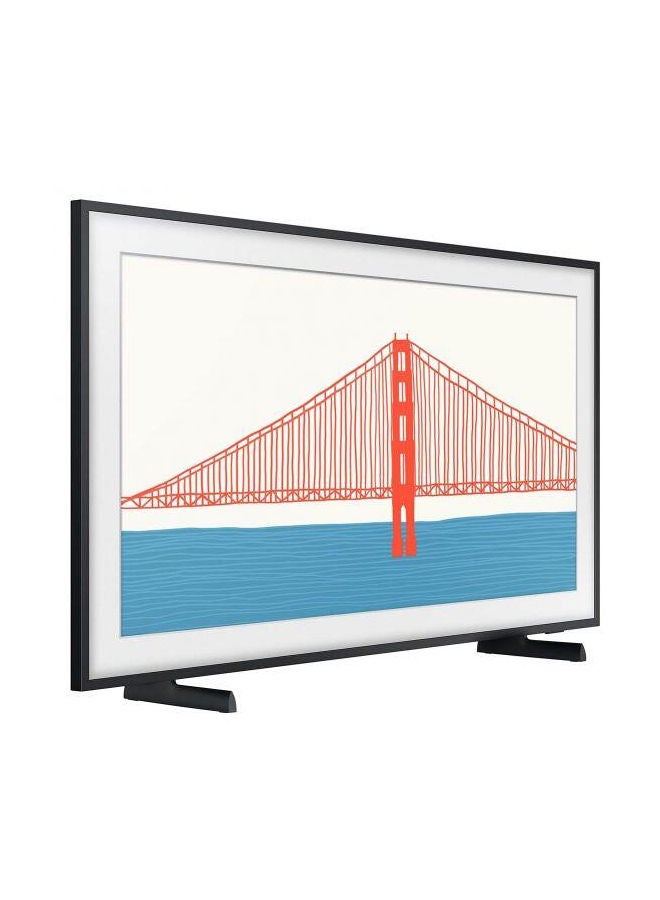 سامسونج - تلفزيون ذكي بدقة 4K بمقاس 55 بوصة من طراز The Frame بوضعية عرض الفن مع إطار مجاني واحد 55LS03AAUXEG رمادي - Image 1