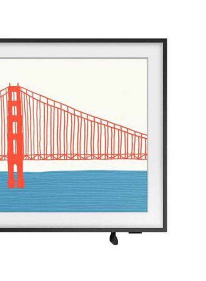 سامسونج - تلفزيون ذكي بدقة 4K بمقاس 55 بوصة من طراز The Frame بوضعية عرض الفن مع إطار مجاني واحد 55LS03AAUXEG رمادي - Image 1