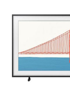 سامسونج تلفزيون ذكي بدقة 4K بمقاس 55 بوصة من طراز The Frame بوضعية عرض الفن مع إطار مجاني واحد 55LS03AAUXEG رمادي  - Image 5