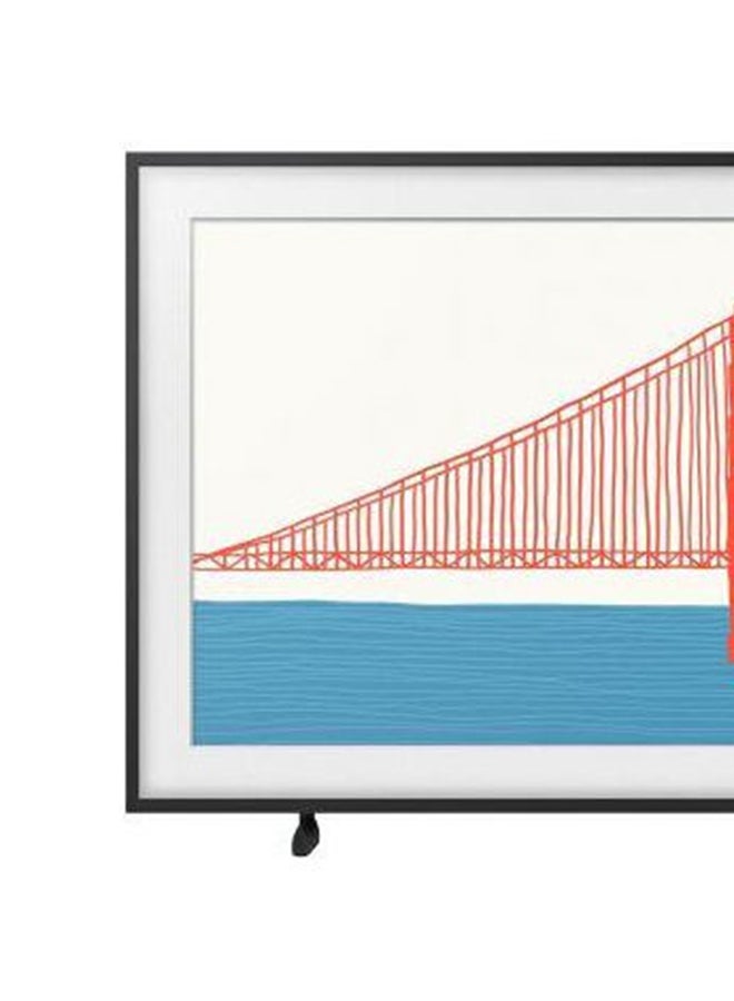 سامسونج - تلفزيون ذكي بدقة 4K بمقاس 55 بوصة من طراز The Frame بوضعية عرض الفن مع إطار مجاني واحد 55LS03AAUXEG رمادي - Image 1