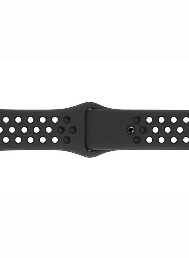 Apple - 296 mAh Watch Nike Series 5 GPS Space Gray Aluminium Case With Anthracite/Nike Sport Band 44mm Black - Image 1
